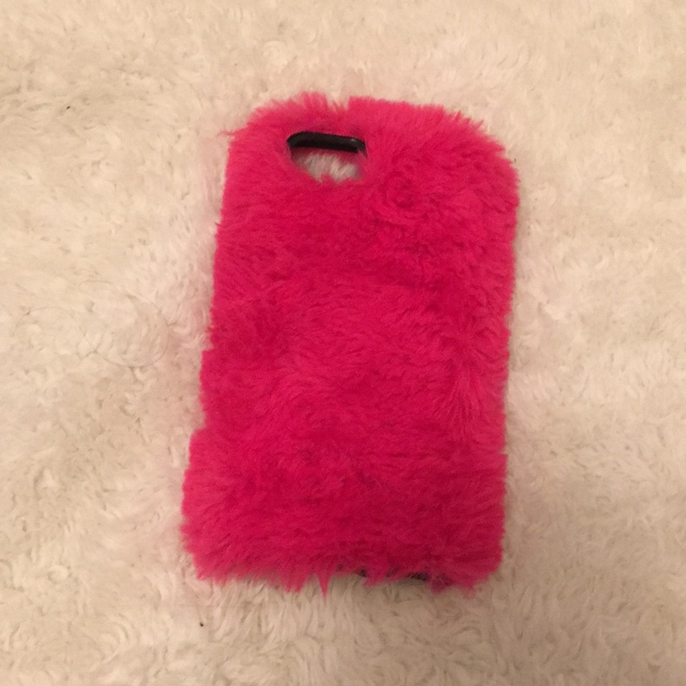 Pink fluffy case